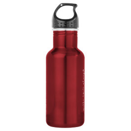 schlechtes Betragen. Wasser-Flasche des Edelstahlflasche