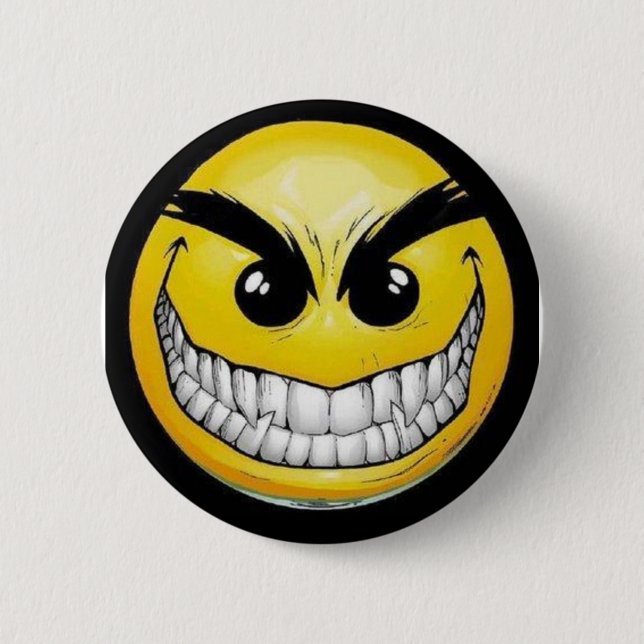 Schlechtes Gesicht Button (Vorderseite)