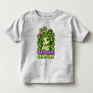 Schlechtes Haar Jahrhundert – Süße Medusa Griechis Kleinkind T-shirt