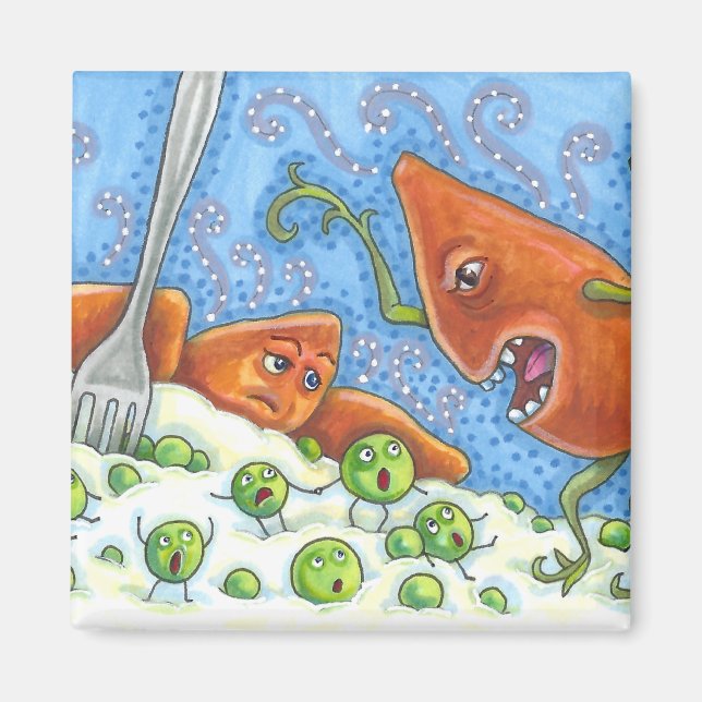 SCHLECHTES JAMBELLING IN PEAS, FUNNY ERNTEDANK MEA MAGNET (Vorne)