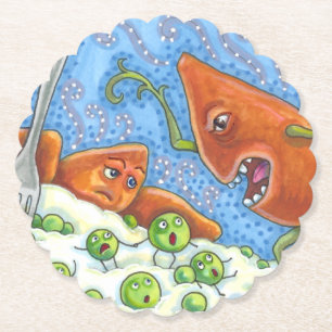 SCHLECHTES JAMBELLING IN PEAS, FUNNY ERNTEDANK MEA UNTERSETZER