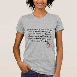 Schlechtes Lächeln, Demokratie ist zwei Wölfe und T-Shirt