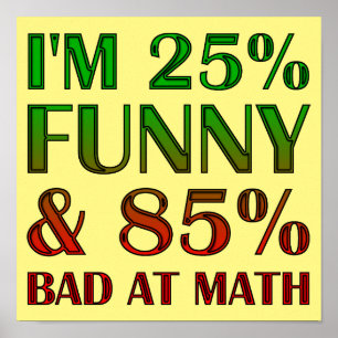 Schlechtes Monats-Funny-Poster-Schild Poster