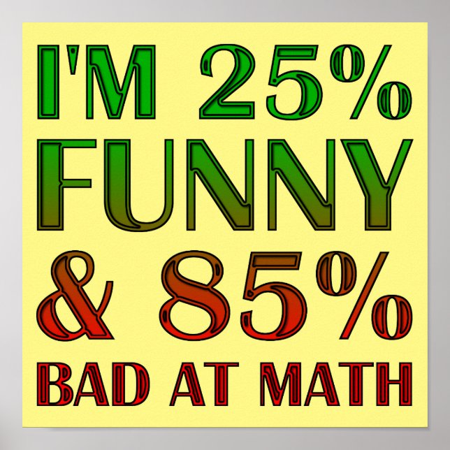 Schlechtes Monats-Funny-Poster-Schild Poster (Vorne)