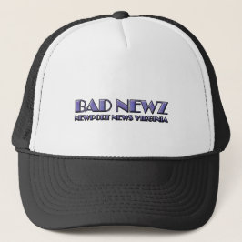 Schlechtes Newz Newport Nachrichten-Virginia-Logo Truckerkappe