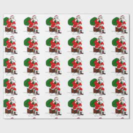Schlechtes Sankt-Packpapier Geschenkpapier