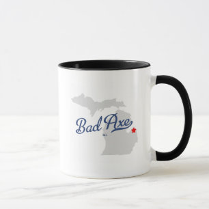 Schlechtes Shirt Axt-Michigans MI Tasse