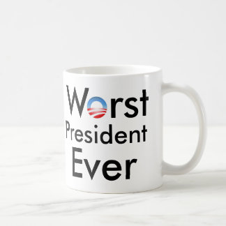 Schlechtester Präsident Ever - Antiobama-Tasse Kaffeetasse