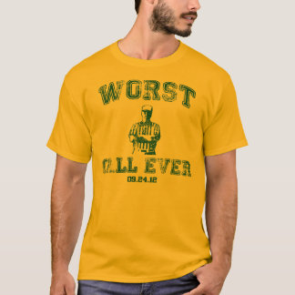 Schlechtestes Anruf-überhaupt - Gold T-Shirt