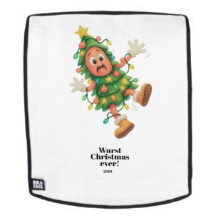 Schlechtestes Weihnachten ever! Lustige Salami Rucksack