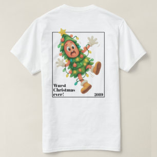 Schlechtestes Weihnachten ever! Lustige Salami T-Shirt