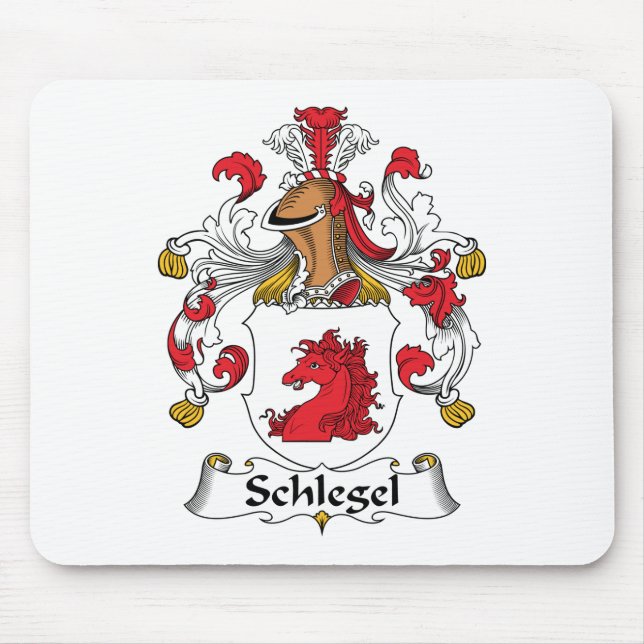 Schlegel Familienwappen Mousepad (Vorne)