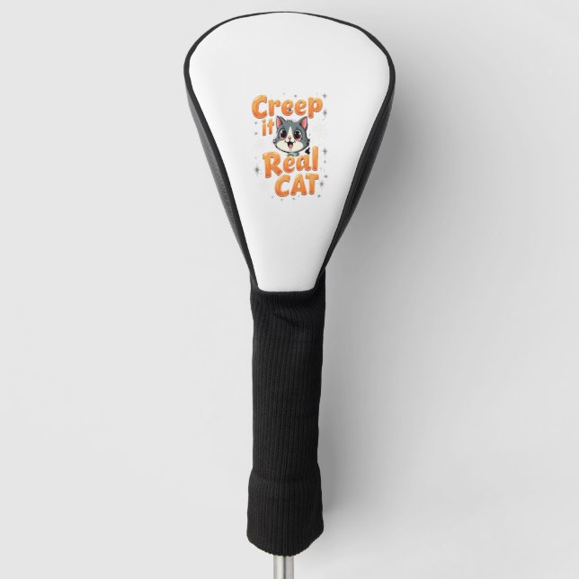 Schleich es echt Katze 2 Golf Headcover (Vorderseite)
