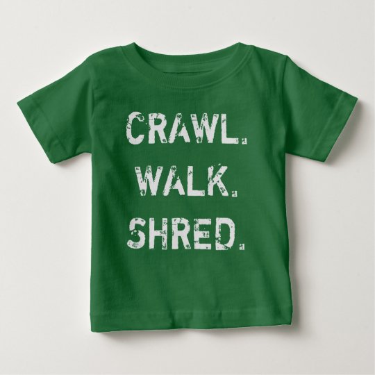 Schleichen, Weg, Fetzen-Baby-T - Shirt