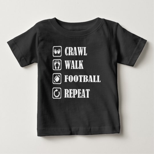 SCHLEICHEN-WEG-FUSSBALL-WIEDERHOLUNG BABY T-SHIRT