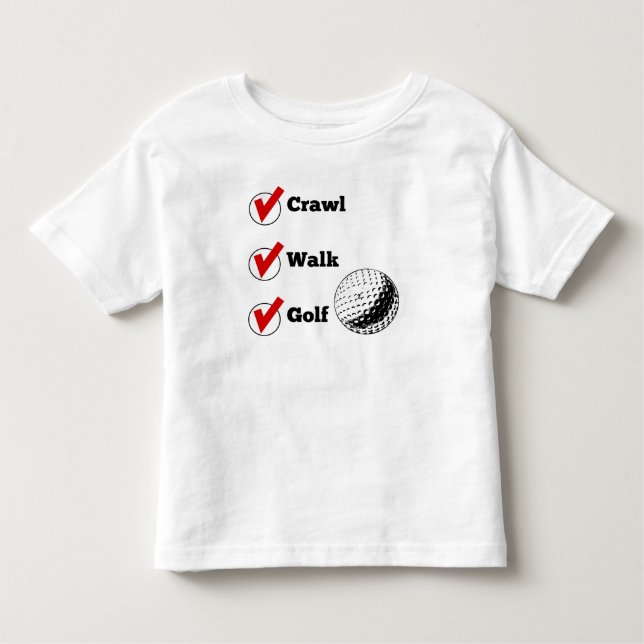 Schleichen-Weg-Golf Kleinkind T-shirt (Vorderseite)