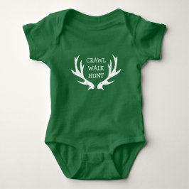 SCHLEICHEN-WEG-JAGD-Rotwild-Geweihbodysuit für Baby Strampler