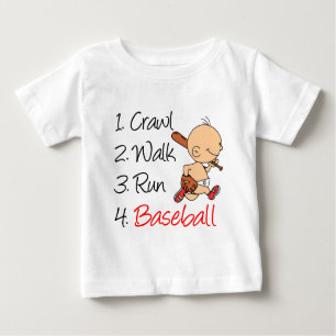 Schleichen-Weg-Laufbaseball Baby T-shirt