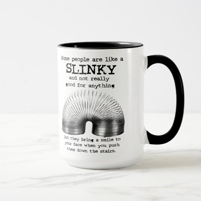 Schleichende Leute-lustiger Tassen-Spaß Tasse (Rechts)