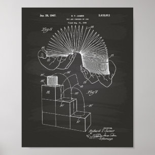 Schleichende Patent-Kunst des Spielzeug-1946 - Poster