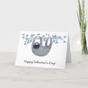 Schleichendes Valentinstag Feiertagskarte