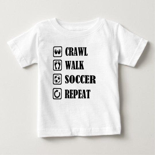 Schleichenweg-Fußballwiederholung Baby T-shirt