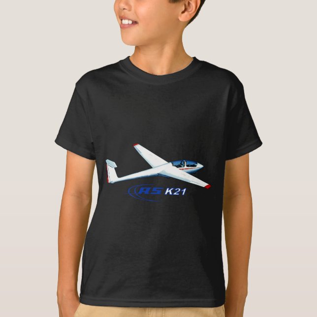 Schleicher FRAGEN Piloten des Segelflugzeug-21 T-Shirt (Vorderseite)