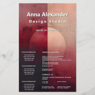 Schleier der Teilung Minimalistisches Design Flyer