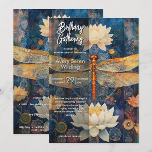 Schleier des Lichts   Dragonfly Design Einladung