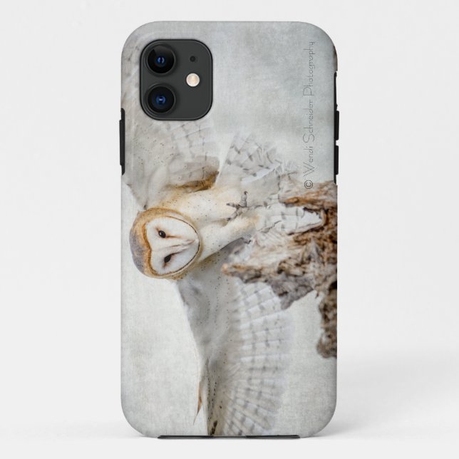 Schleiereule-Engel iPhone Fall Case-Mate iPhone Hülle (Rückseite)