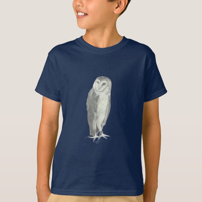Schleiereule | kundengerecht T-Shirt (Vorderseite)