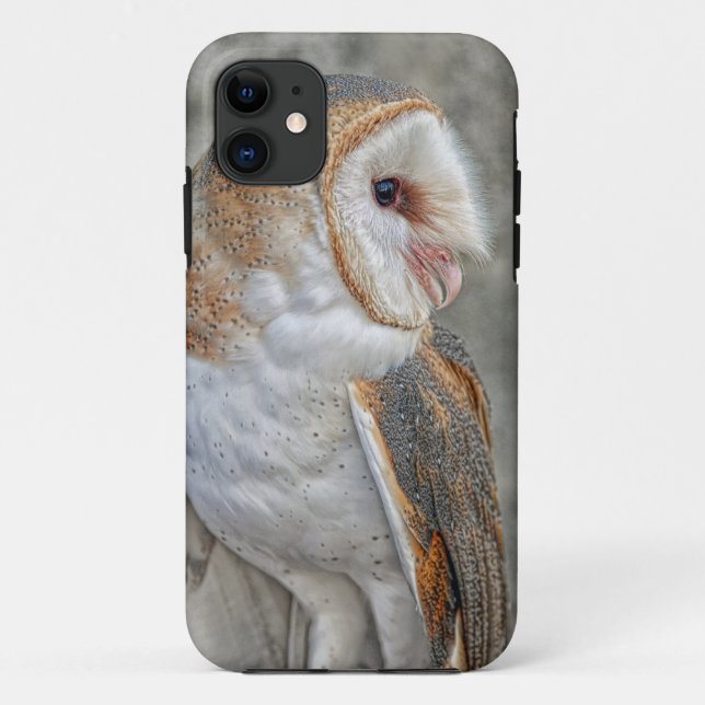 Schleiereule-Profil Case-Mate iPhone Hülle (Rückseite)