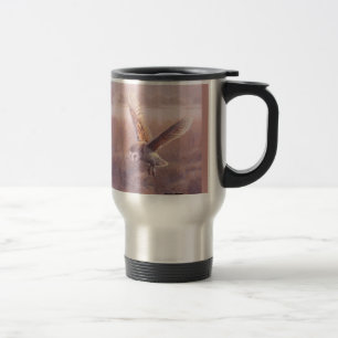 Schleiereule-Reise-Kaffee-Tasse Reisebecher
