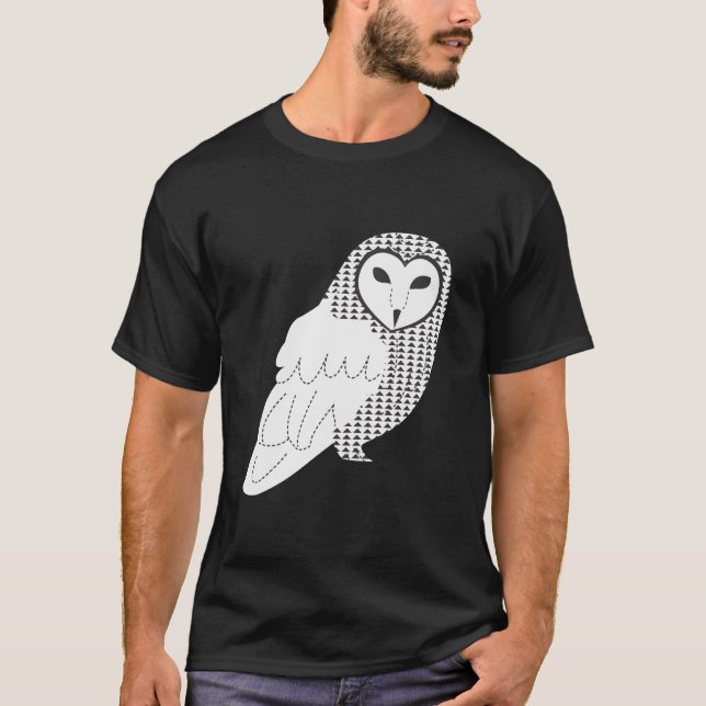 Schleiereule-Shirt T-Shirt (Vorderseite)