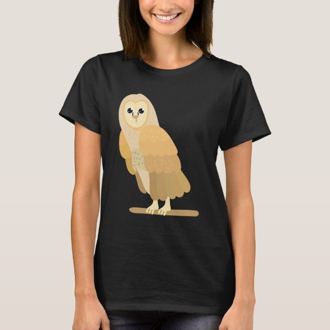 Schleiereule T-Shirt (Vorderseite)
