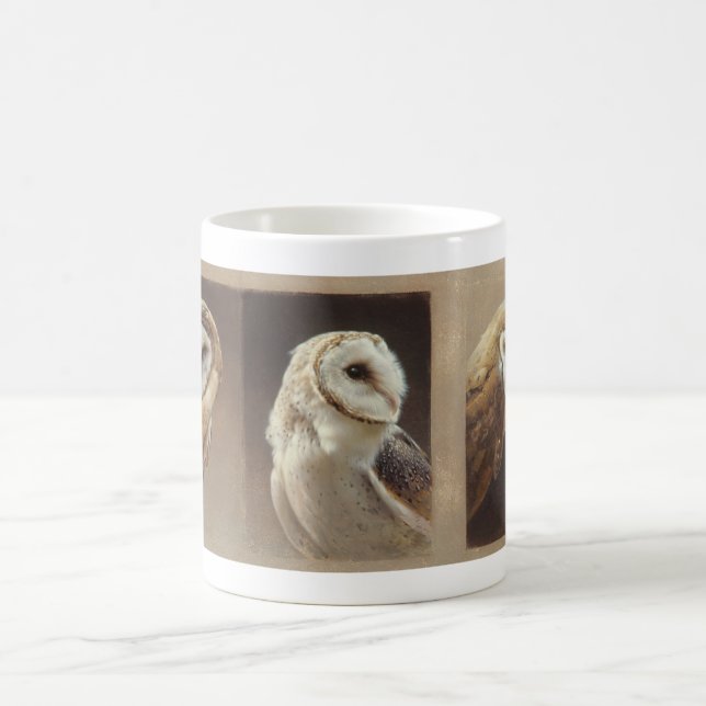 Schleiereule-Tasse Kaffeetasse (Mittel)