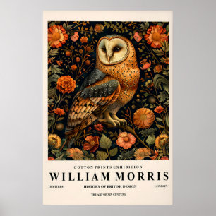 Schleiereulenmalerei, William Morris Poster, Botan Poster