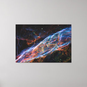 Schleiernebel Supernova-Überreste Hubble-Teleskop Leinwanddruck