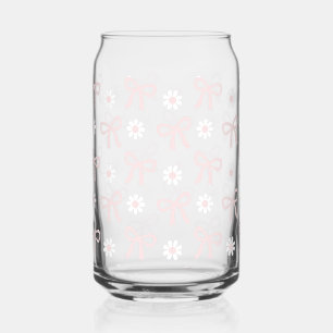 Schleifen & Daisys Glas (rosa)