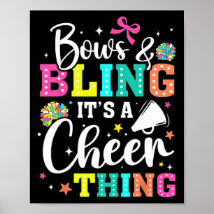 Schleifen und Cheerleading, es ist eine Cheer-Sach Poster