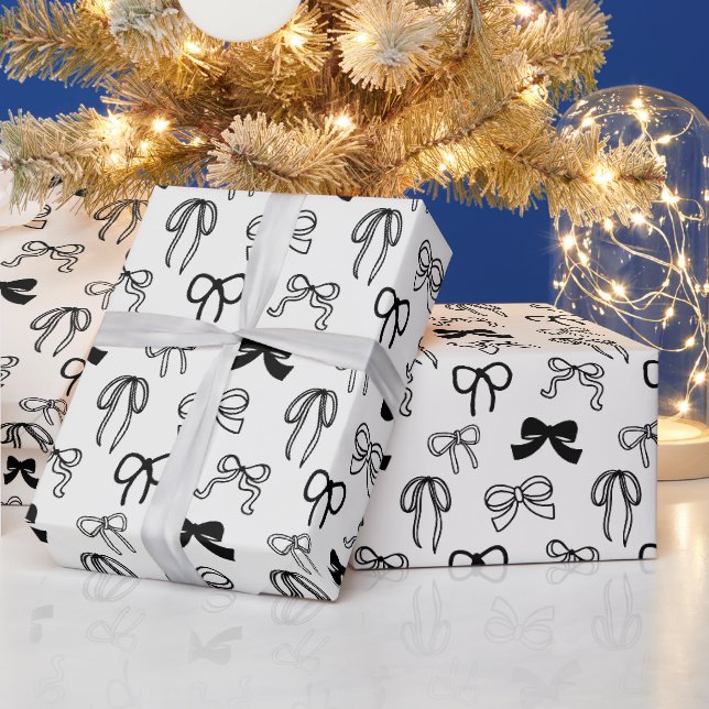 Schleifenmuster Weihnachten Geschenkpapier (Feiertage)