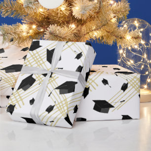 Schleifpapier für die schwarze Graduierung Geschenkpapier