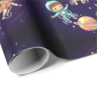 Schleifpapier für galaktische Räder Geschenkpapier