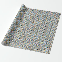 Schleifpapier für mehrfarbige Edelsteine Geschenkpapier