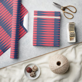 Schleifpapier für Schiffe und Rote Streifen Geschenkpapier