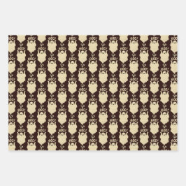 Schleifpapier Geschenkpapier Set