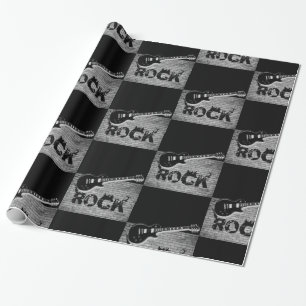 Schleifpapier Rock Music Geschenkpapier