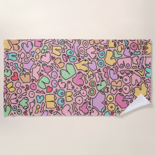 Schleifpapier Strandtuch