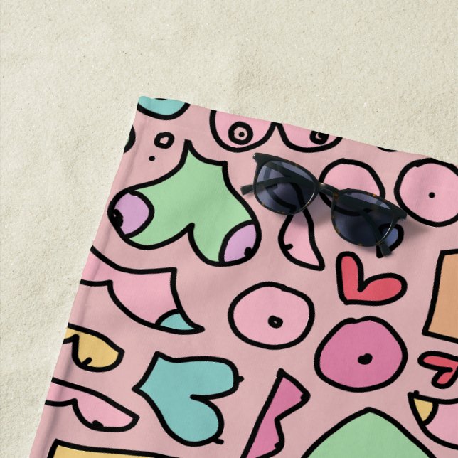 Schleifpapier Strandtuch (Beispiel)