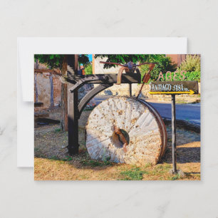 Schleifscheibe Postkarte